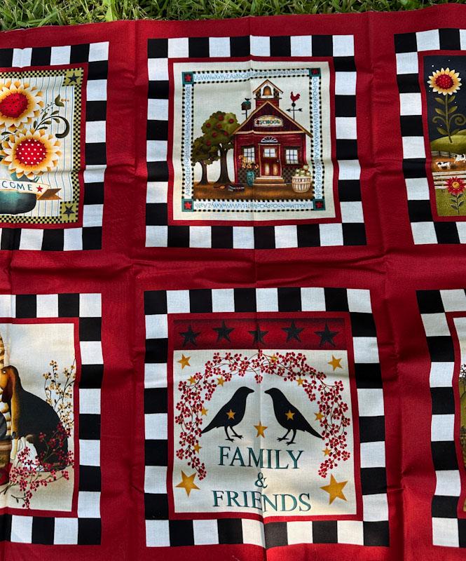 Count Your Blessings Fabric Panel