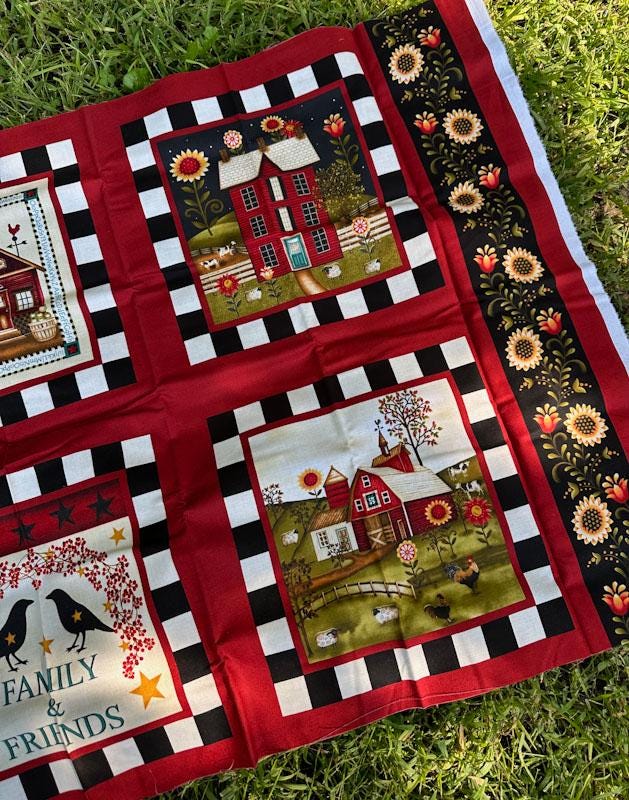 Count Your Blessings Fabric Panel